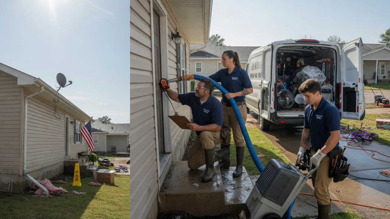 Ceiling Water Damage Restoration in Sallisaw, OK near me
